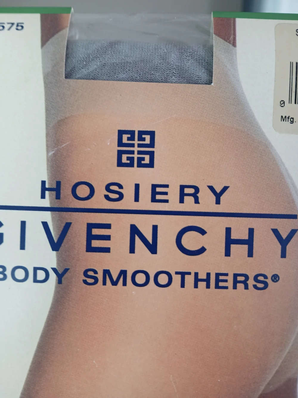 Givenchy Hosiery Body Smoothers Nylons Silver Lot of 2 Vintage 2001 Sz C